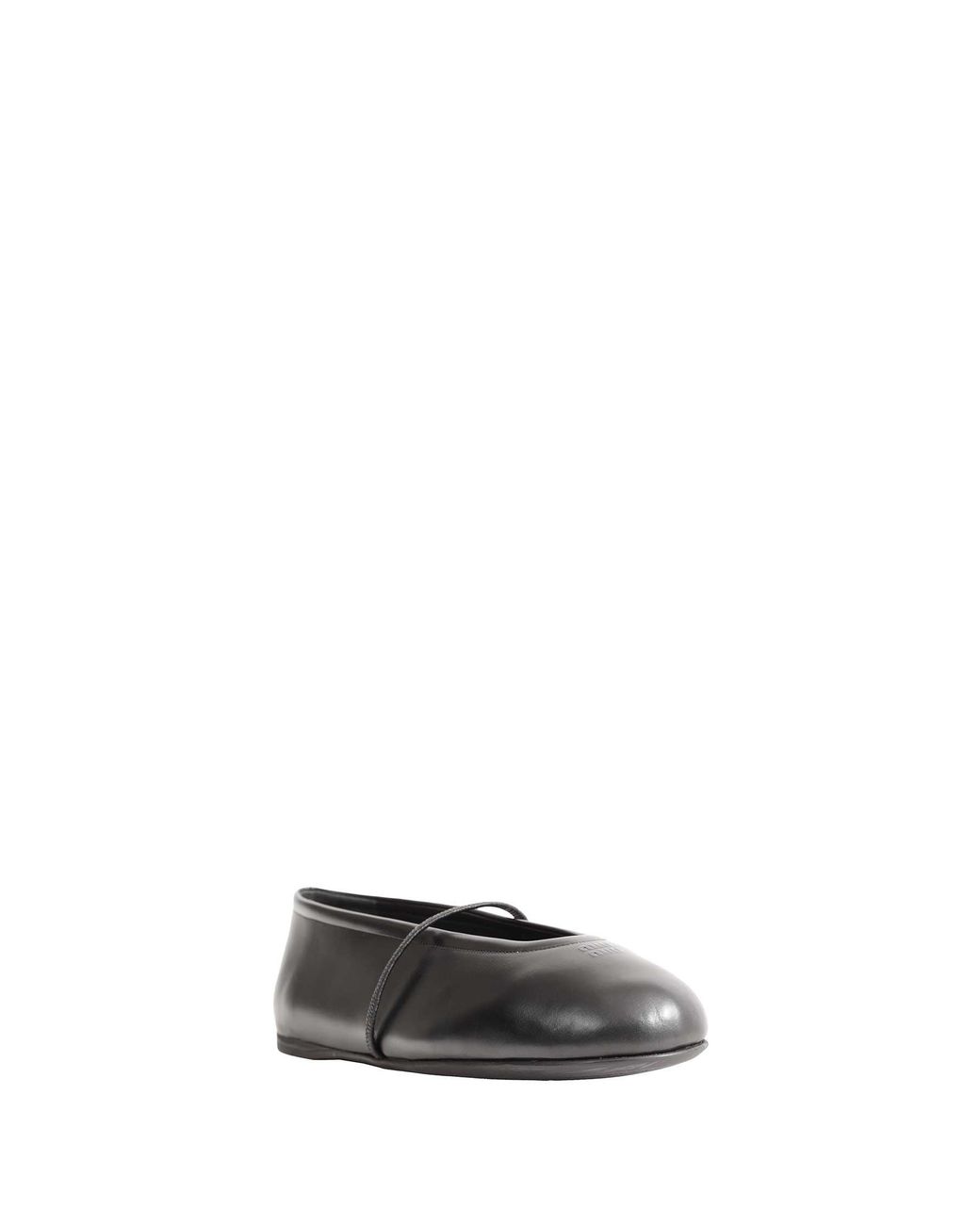 Miu Miu Black Leather Ballerinas