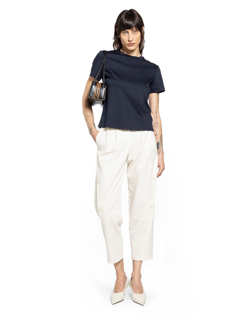 Max Mara Blue Mxpdonata T-Shirt