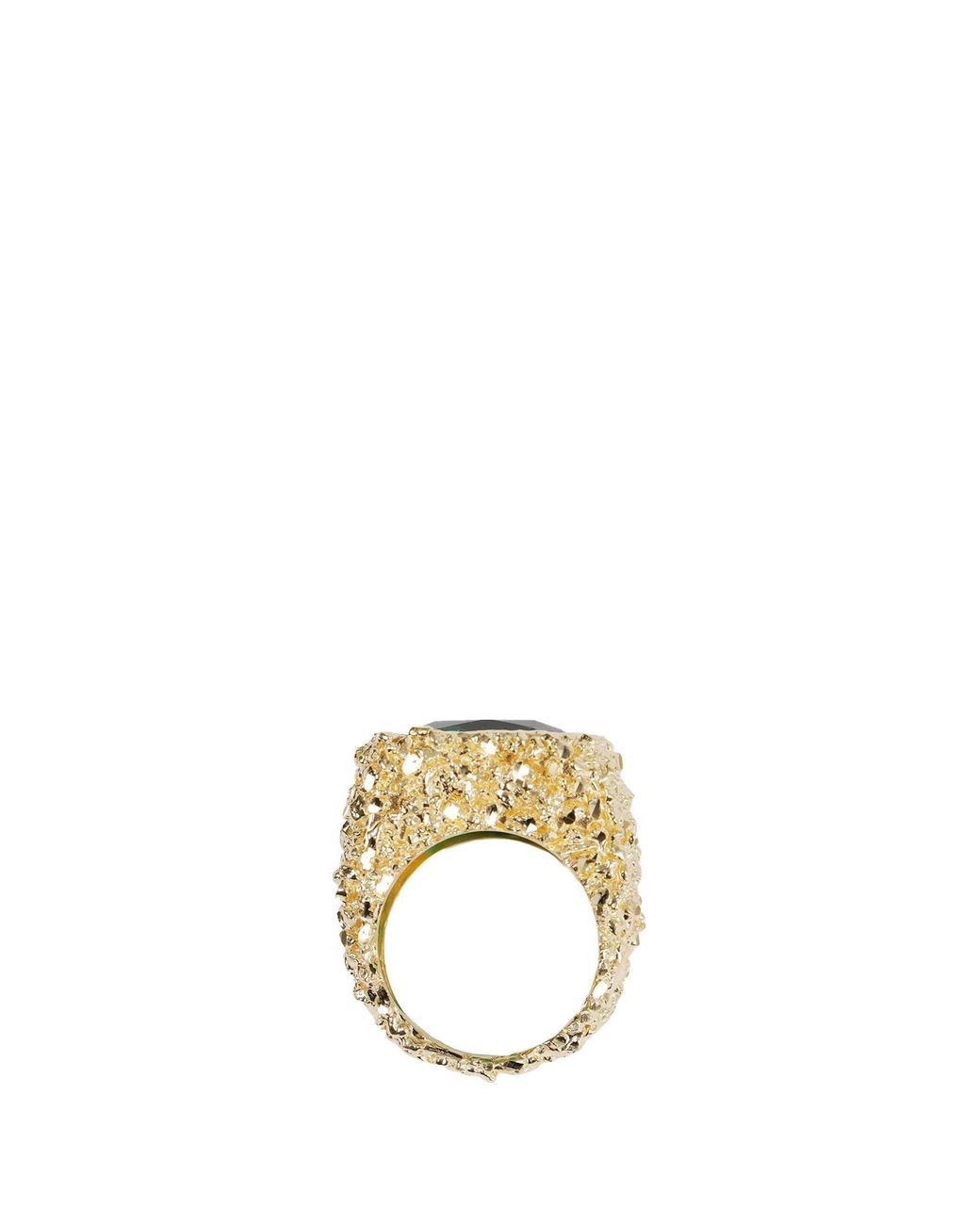 Veneda Carter Green Large Square Emerald Ring