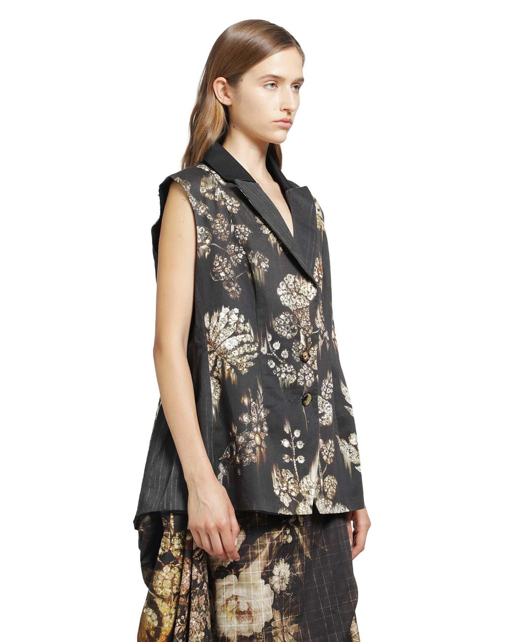 IA London Black Iris Waistcoat