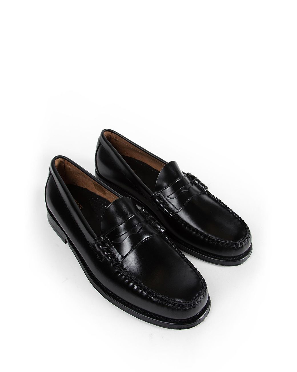 G.H.BASS Black Weejuns Larson Penny Loafers for men