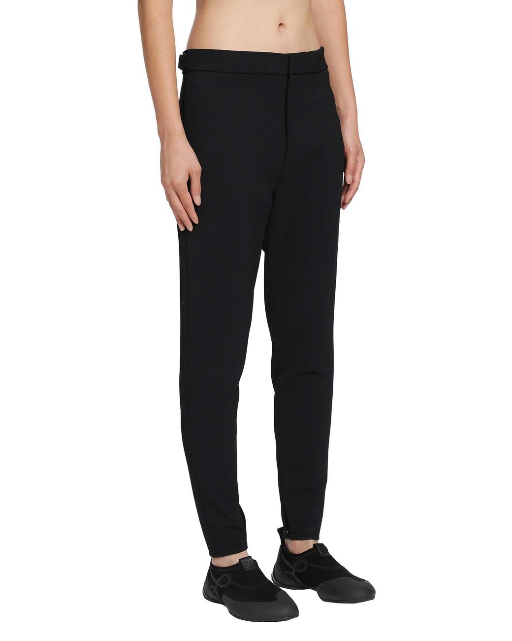Loewe Black Stretch Wool Blend Trousers for men