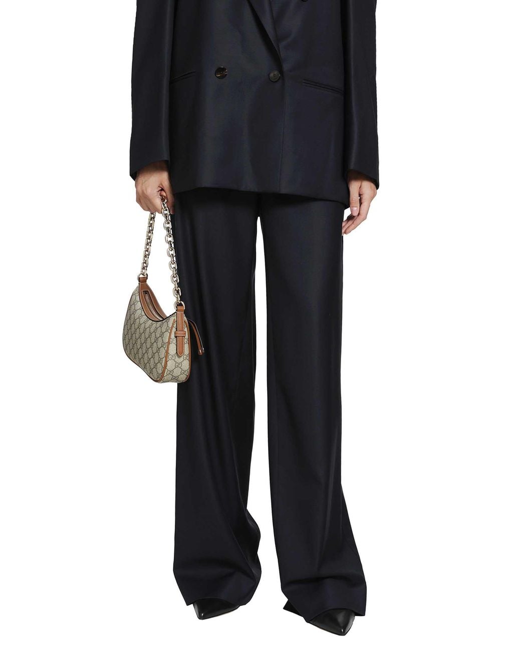 Gucci Black Light Wool Pants