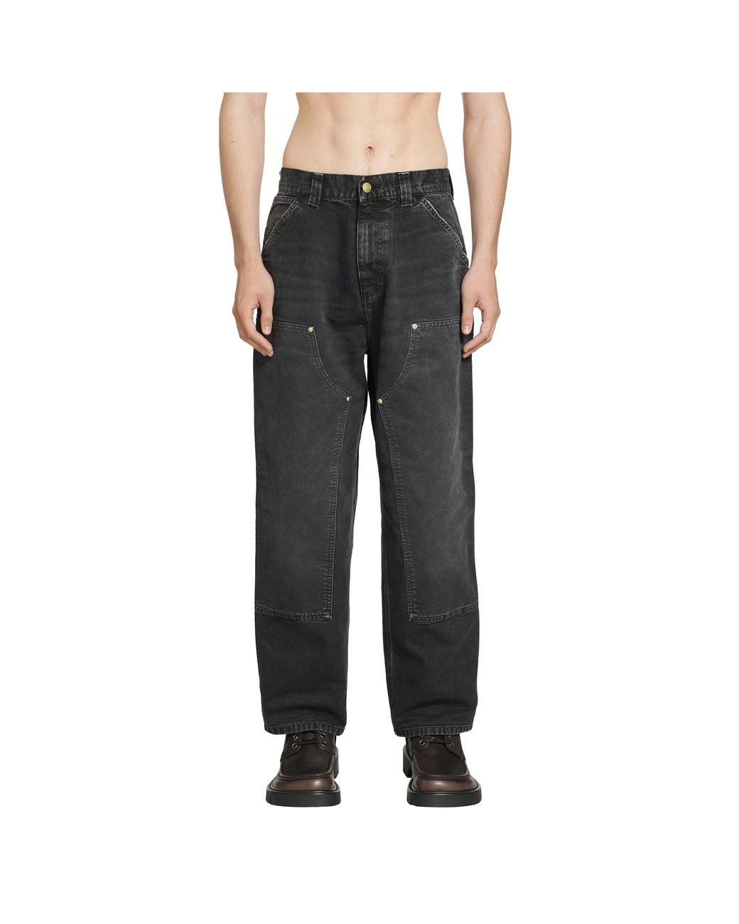 Carhartt Black Og Double Knee Pants for men