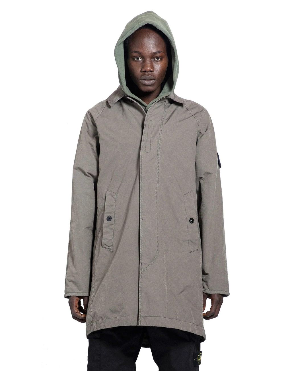 Stone Island Gray 70249 David-tc Jaket for men