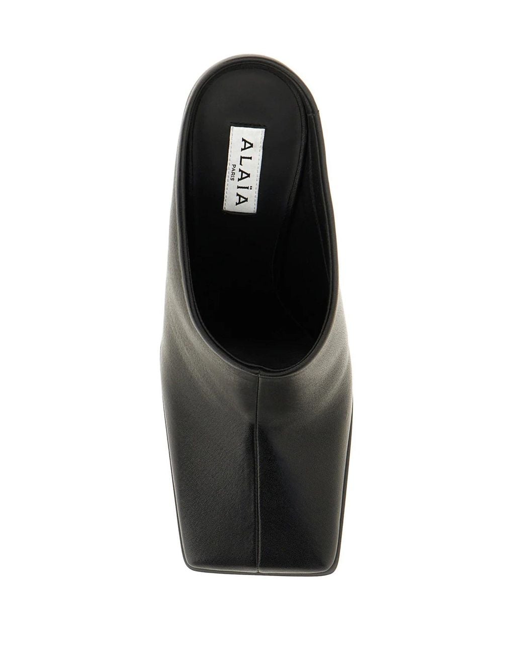 Alaïa Black Leather 90 Mules