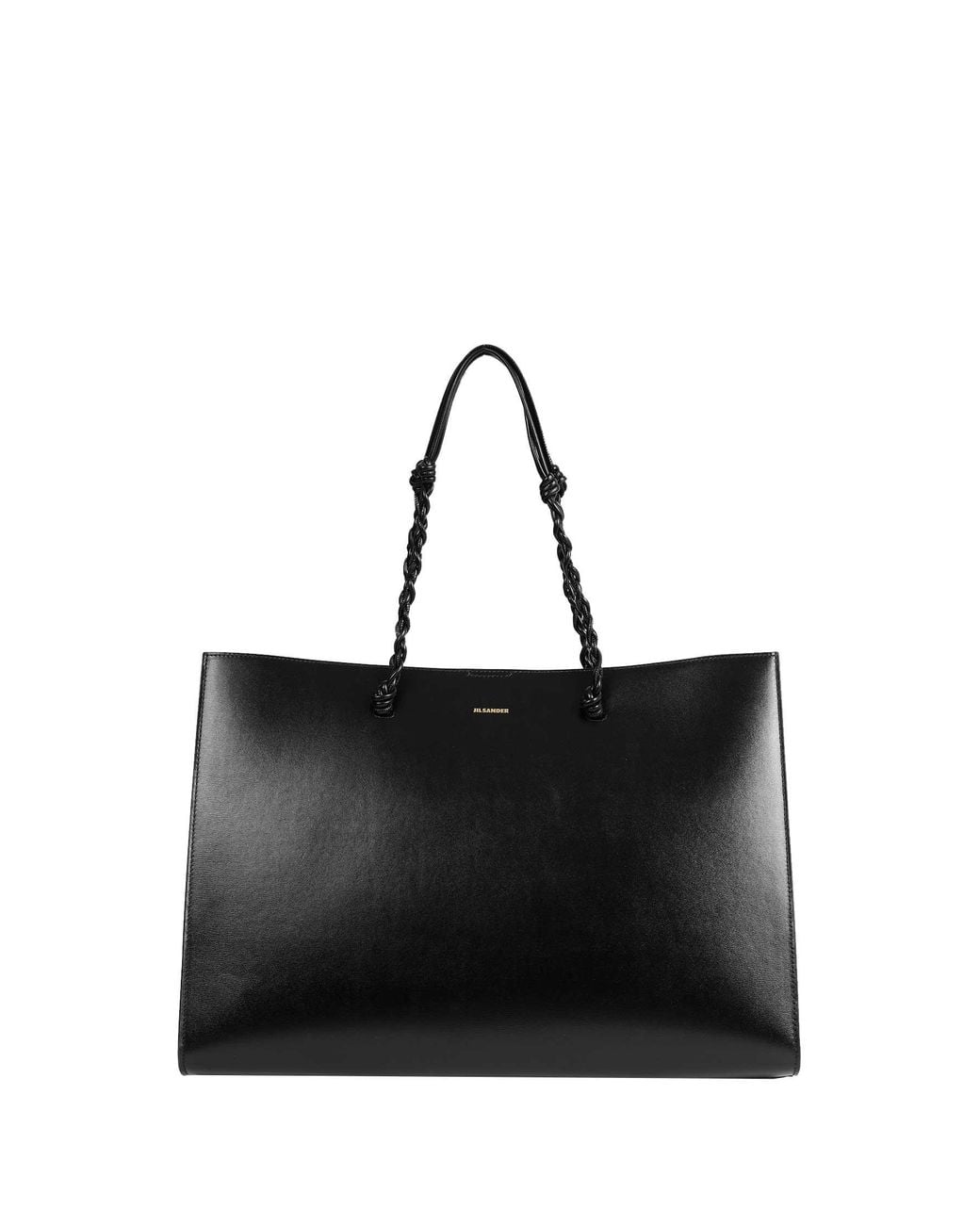 Jil Sander Black Tangle Tote Bag