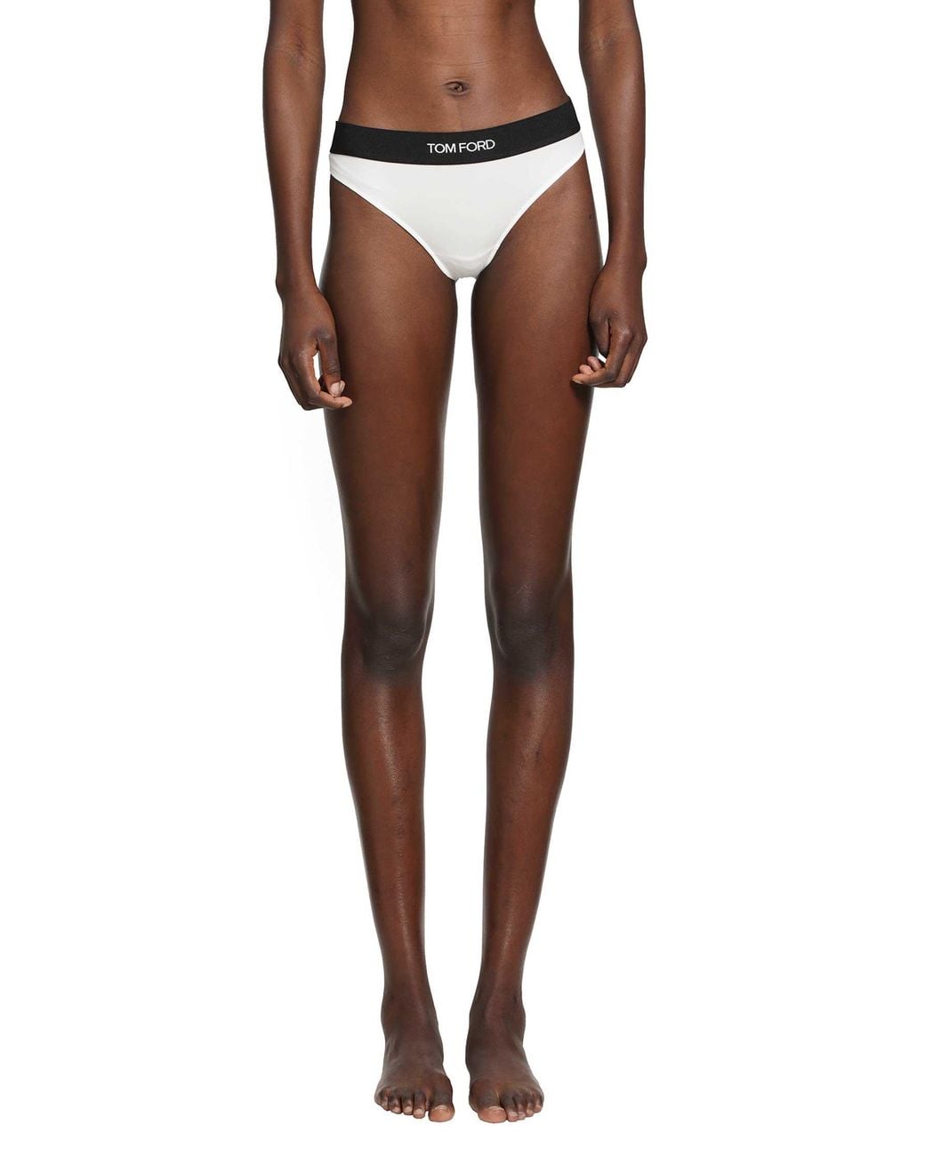 Tom Ford Brown Modal Signature Thong