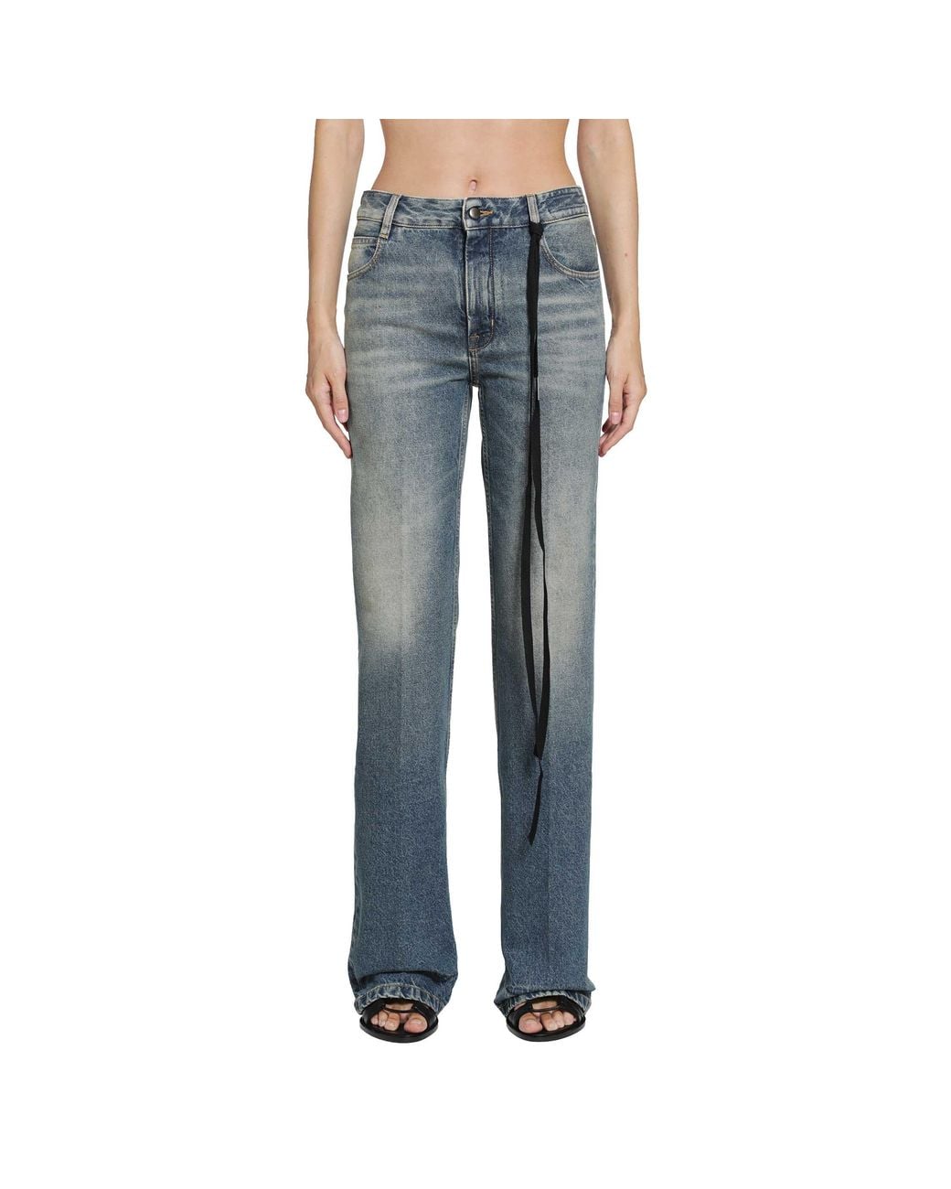 Ann Demeulemeester Blue Vive 5 Pocket Jeans