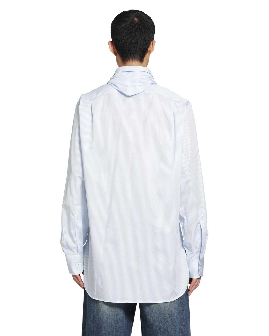 SALON C. LUNDMAN Blue Bandana Shirt for men