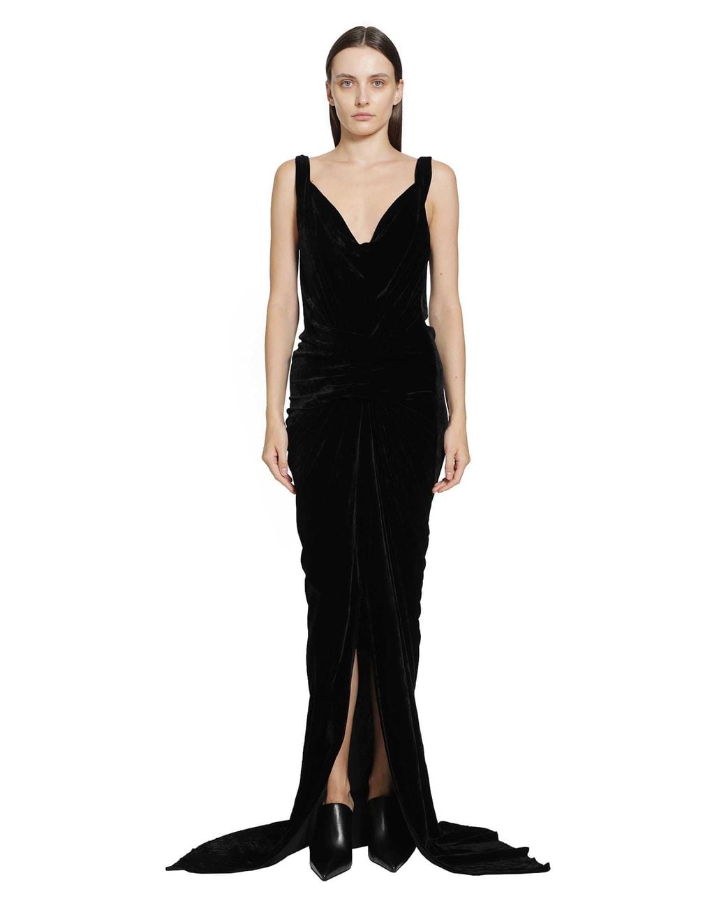 Rick Owens Black Tower Strutter Dress
