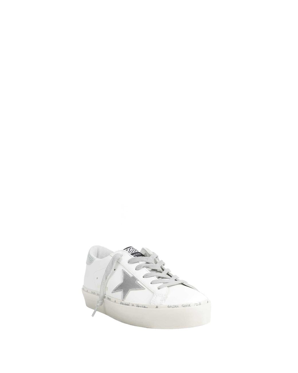 Golden Goose Deluxe Brand White Hi Star Sneakers