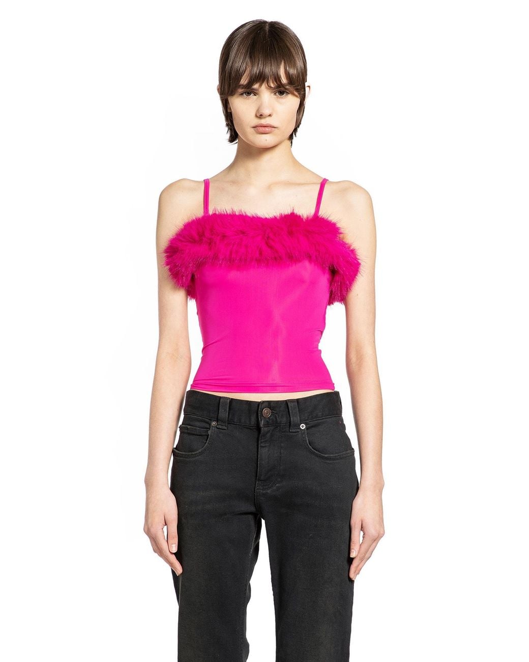 Balenciaga Pink Strap Top