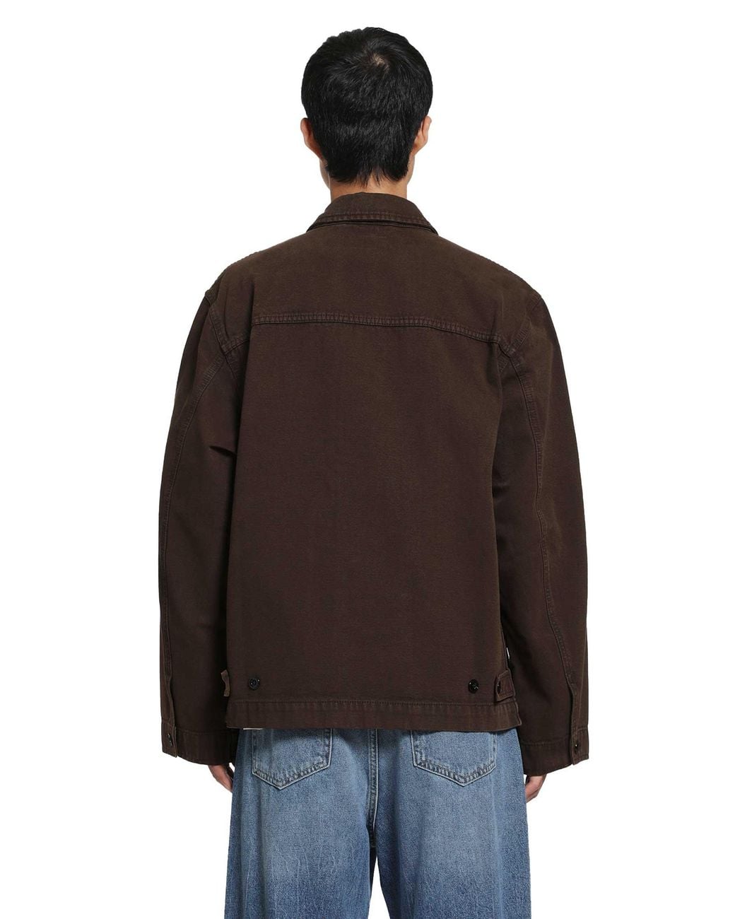Lemaire Brown Boxy Jacket for men