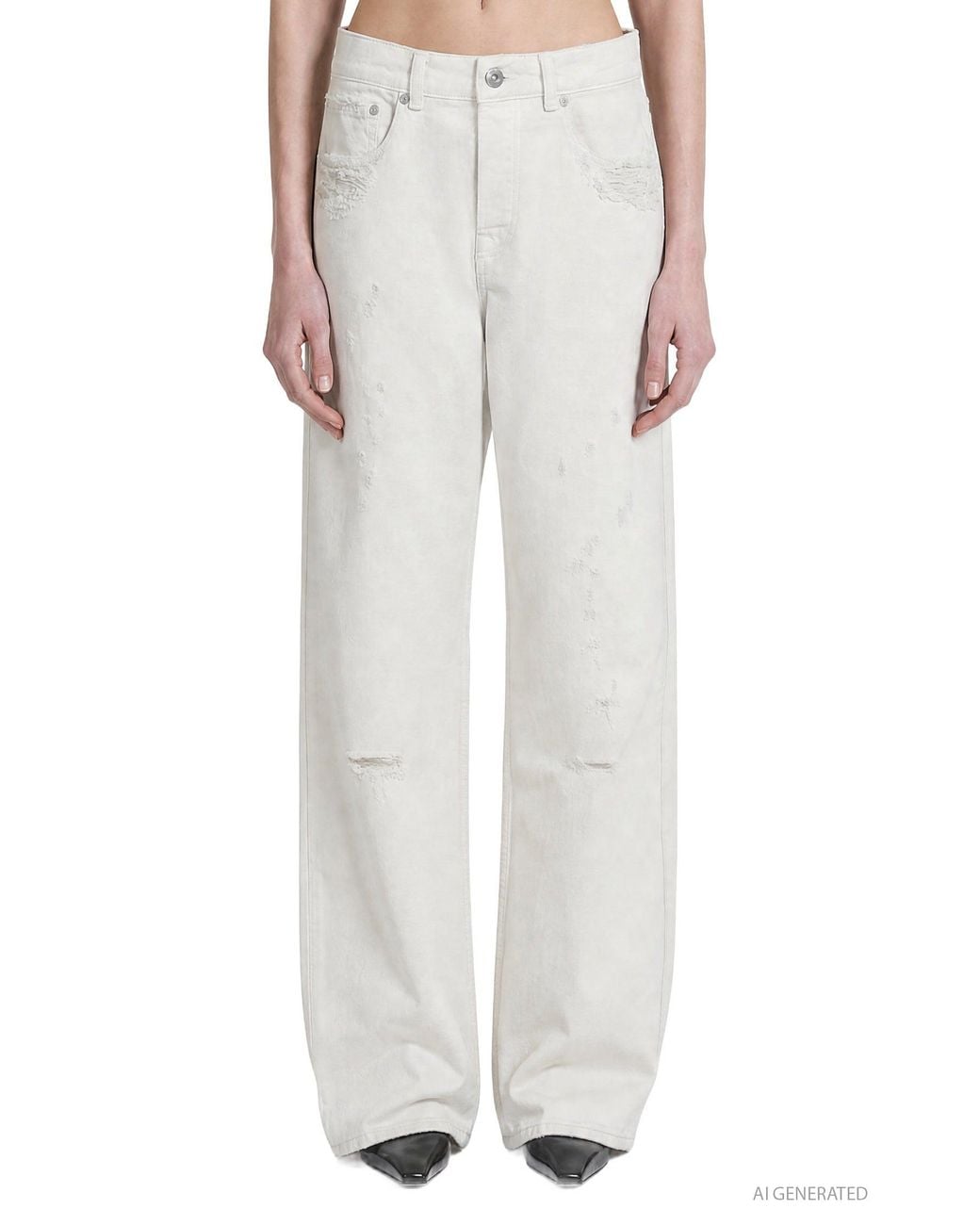 Our Legacy Gray Full Cut Jeans