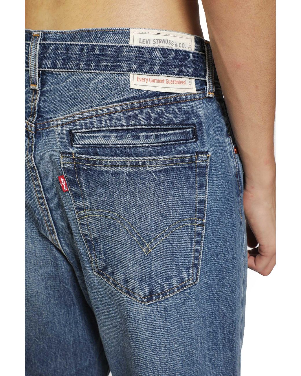 Sacai Blue Levi's X Belted Flare Pants for men