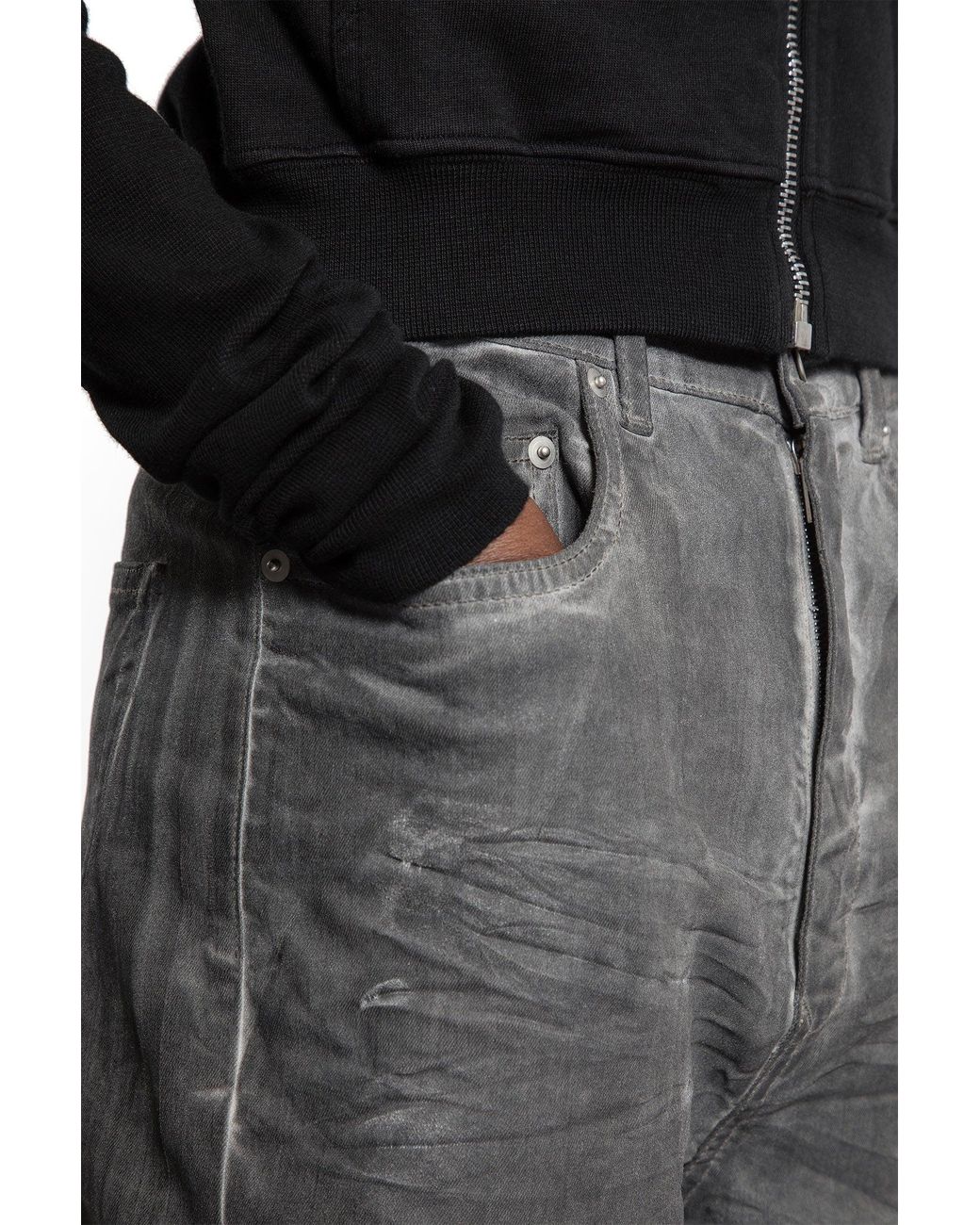 Rick Owens Concordians Bolan Bootcut in Gray | Lyst