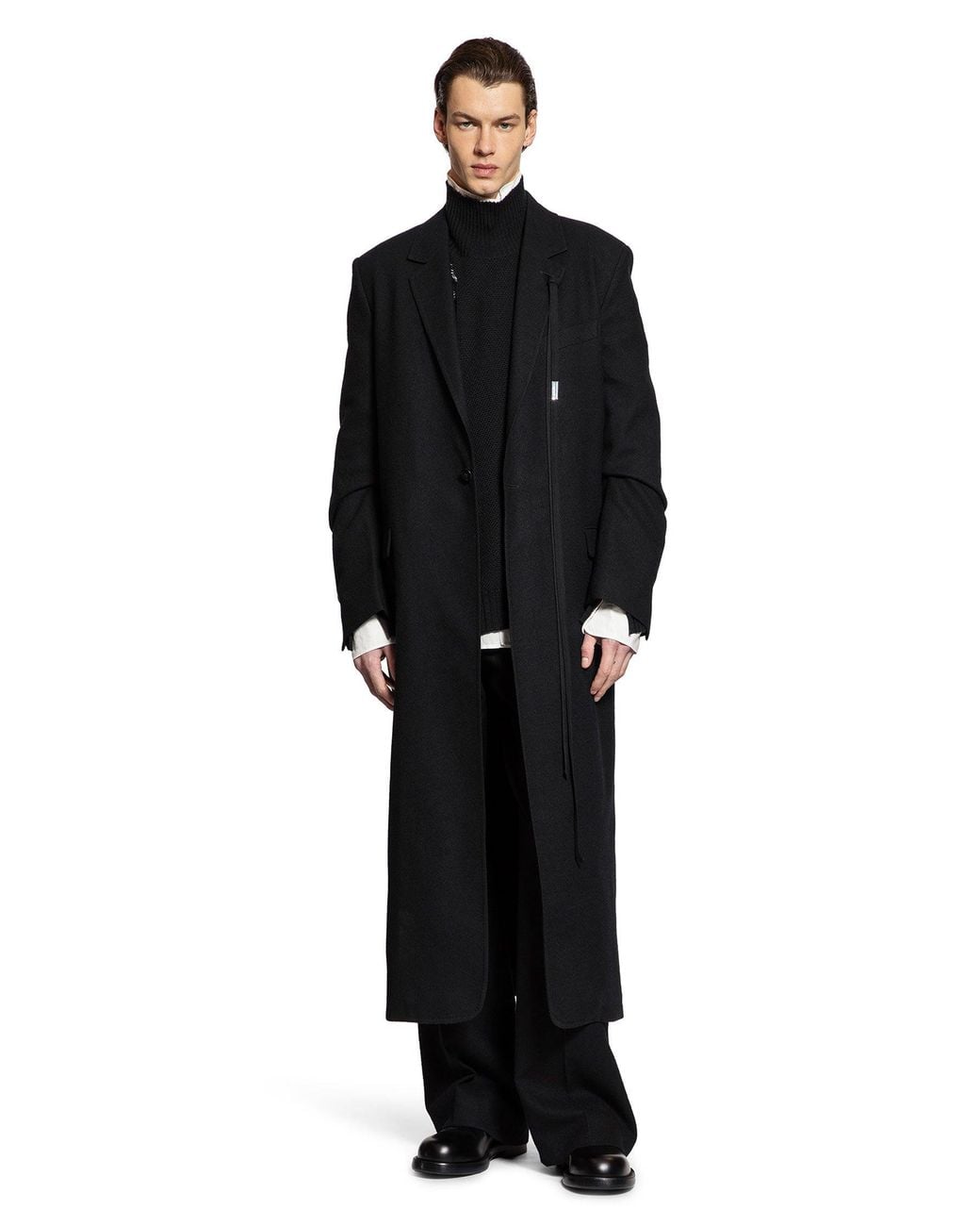 Ann Demeulemeester Black Gaspar Flared Leg Comfort Trousers for men