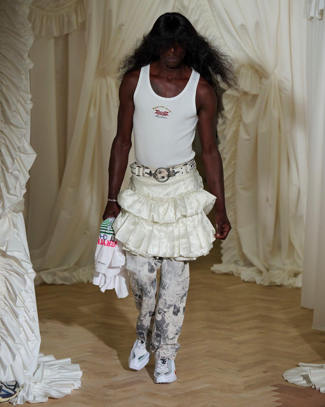 Martine Rose White Expect Perfection Vest for men