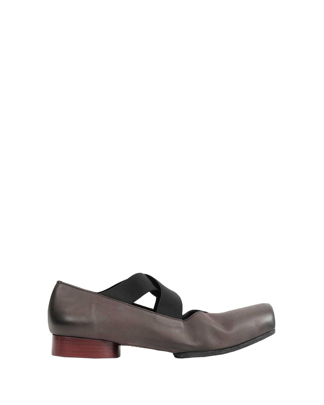 Uma Wang Black Calfskin Ballerinas