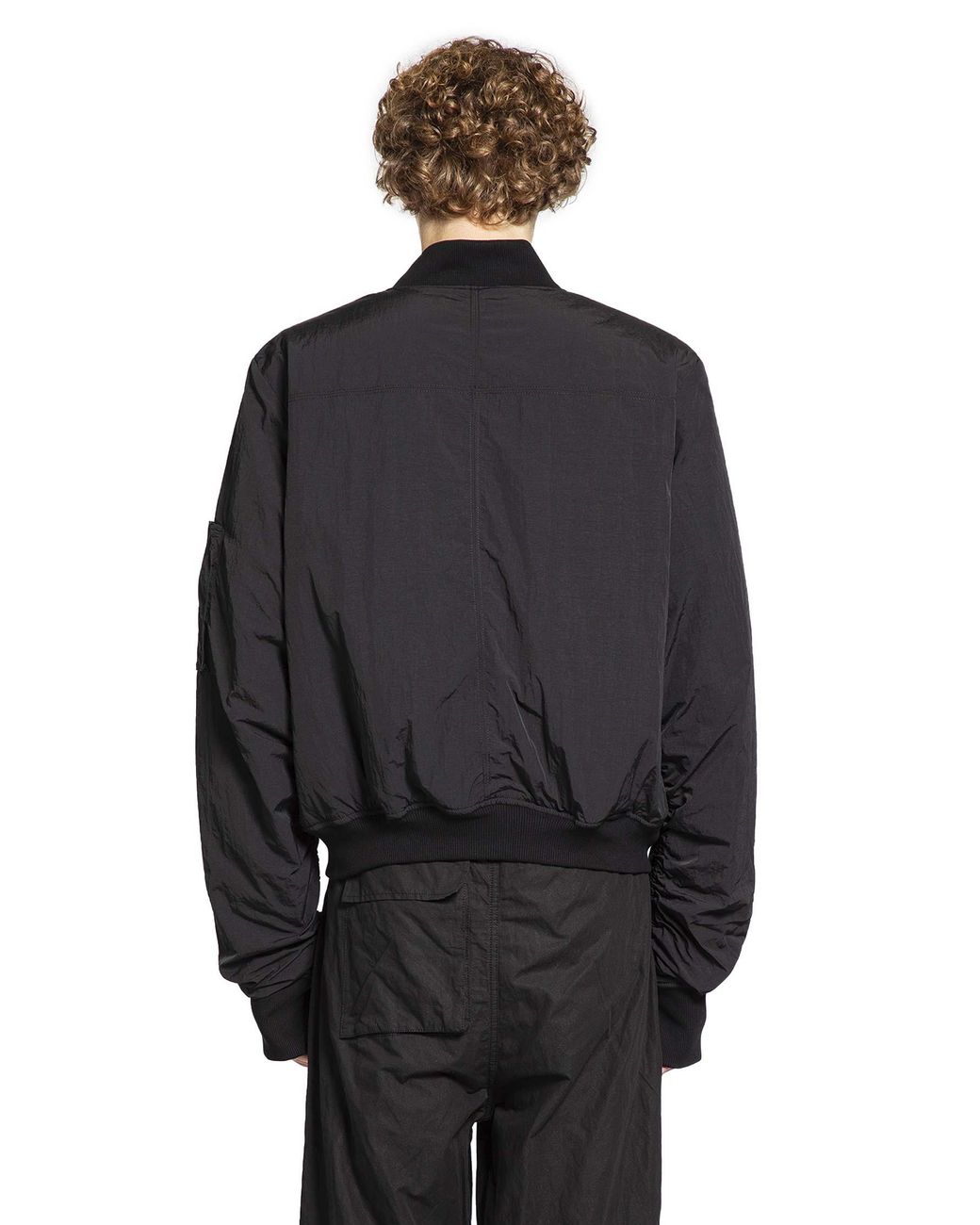 Thom Krom Black Bomber Jacket for men