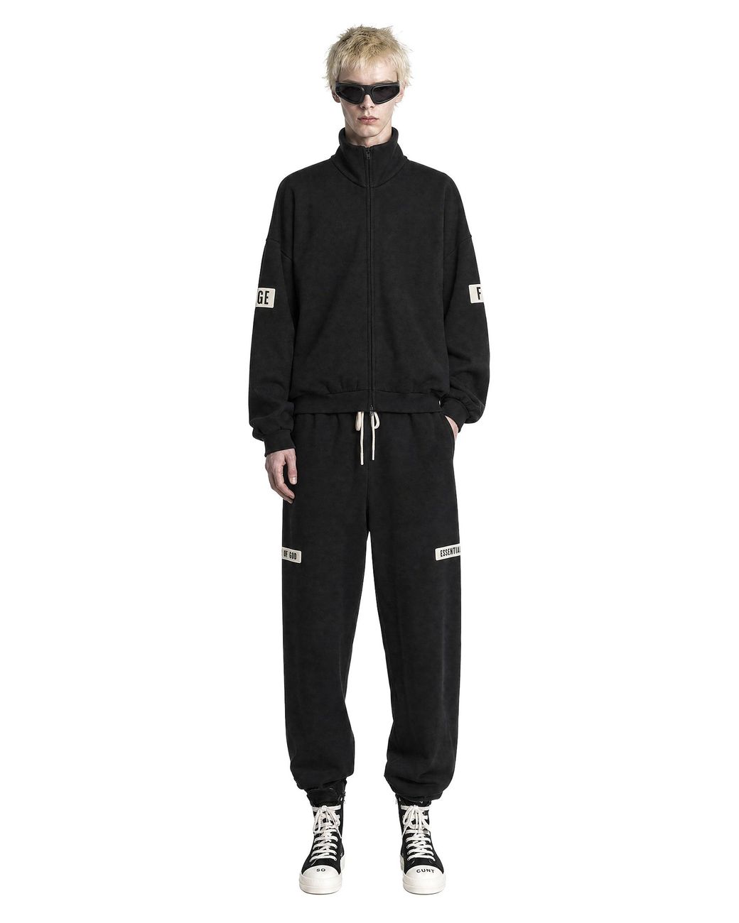 Fear Of God Black Track Jacket for men