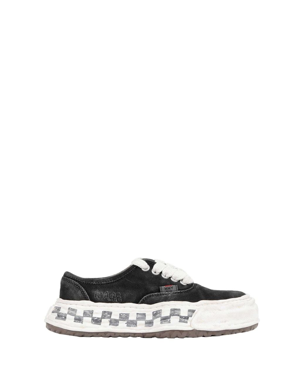 Maison Mihara Yasuhiro White Baker26 Graffiti Sole Sneakers for men