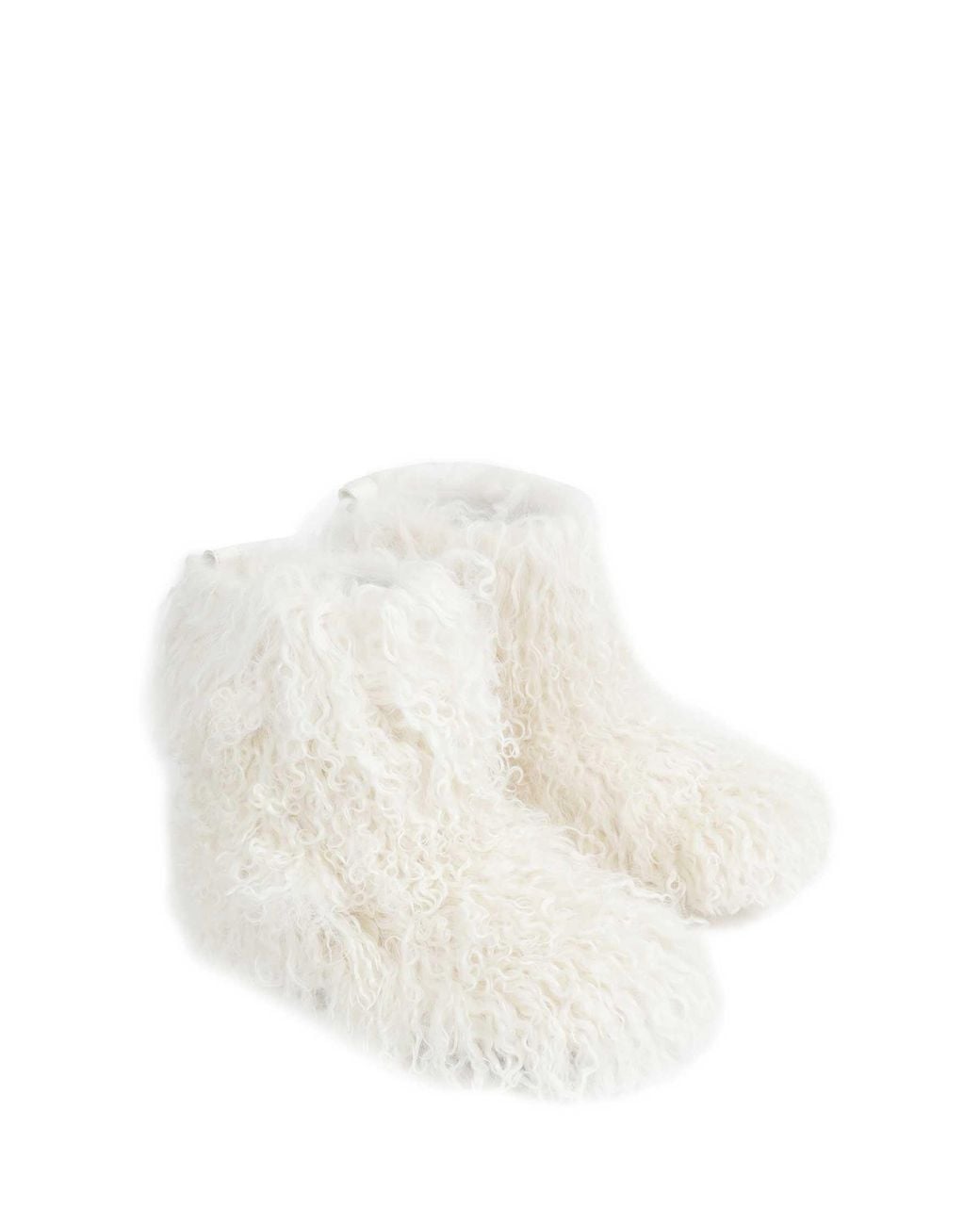 Ugg White Classic Short Fluff Momma Boots