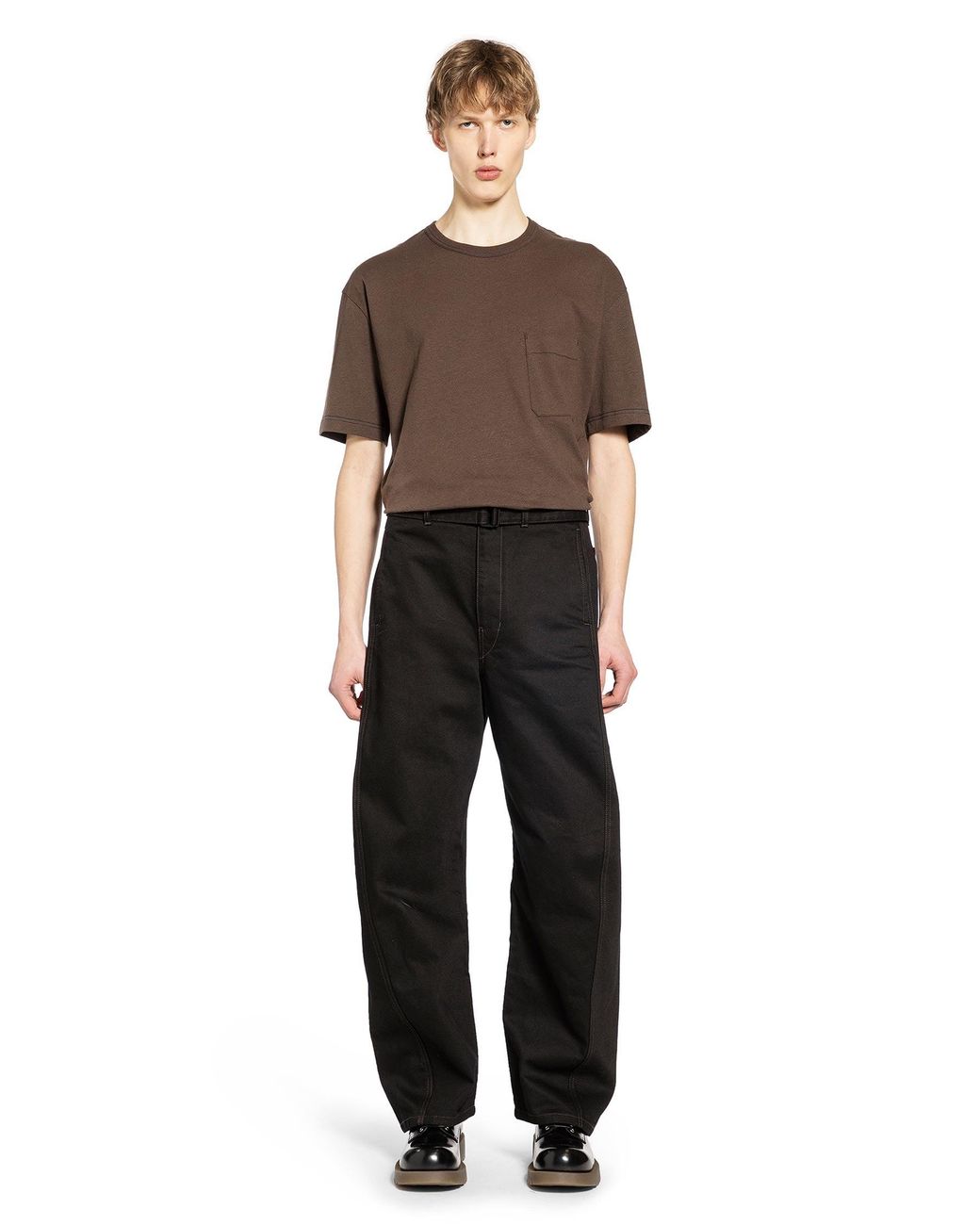 Lemaire Brown T-Shirts & Tank Tops for men