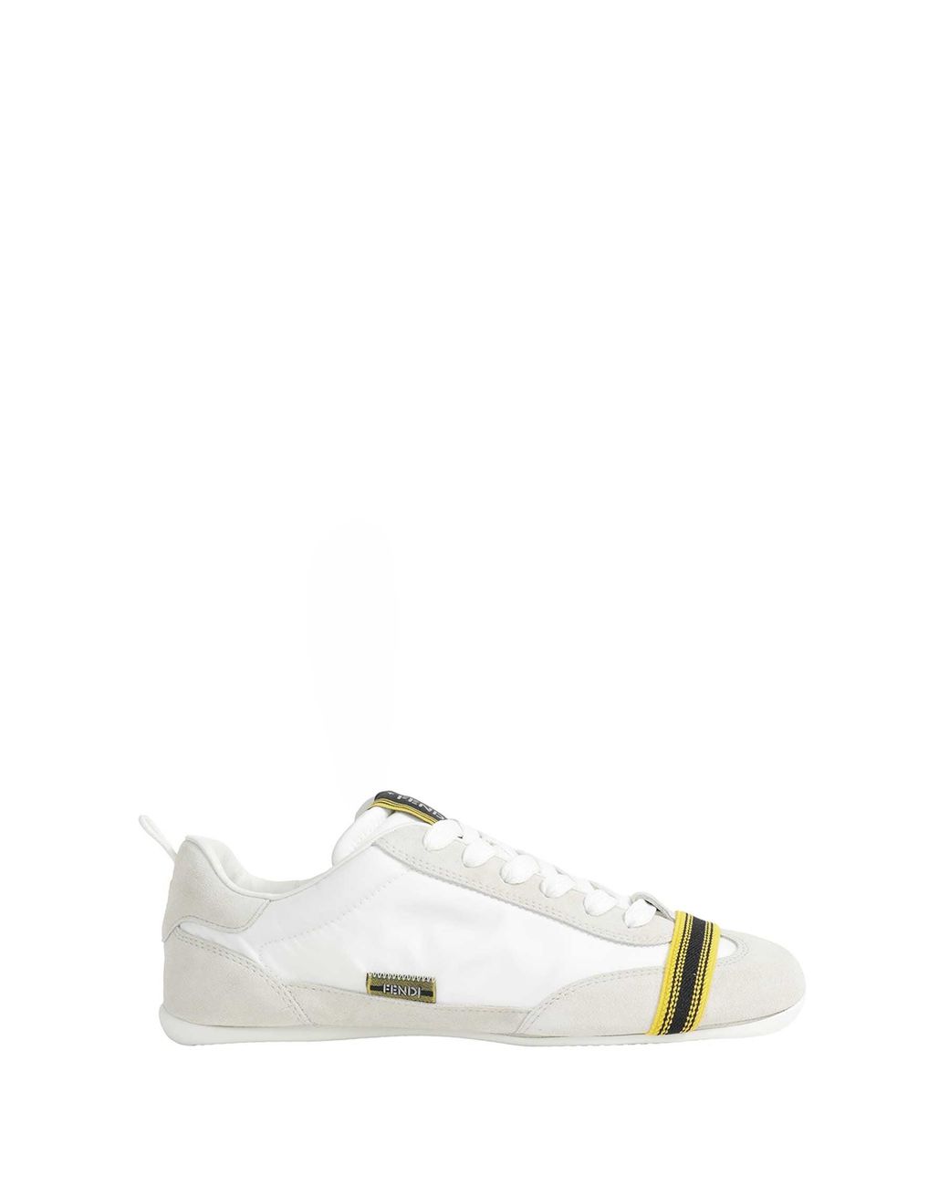 Fendi White Wrap Sneakers