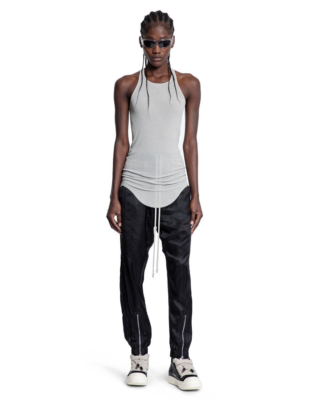 Rick Owens White Forever Basic Rib Tank
