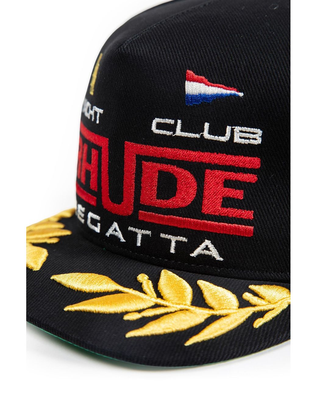 Rhude Black Regatta Club Hat for men