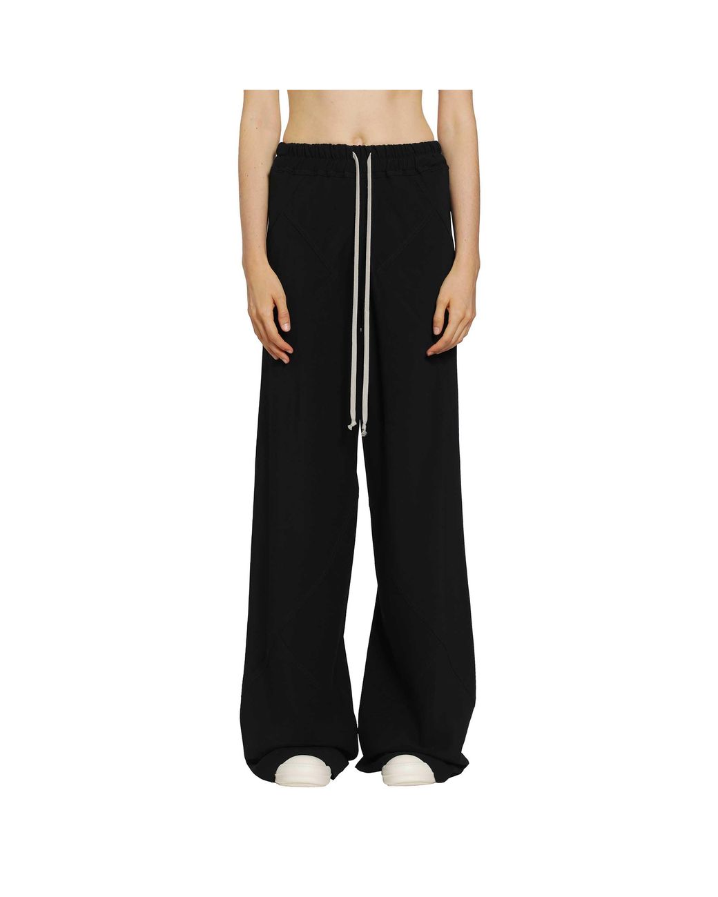 Rick Owens Black Tower Drawstring Bias