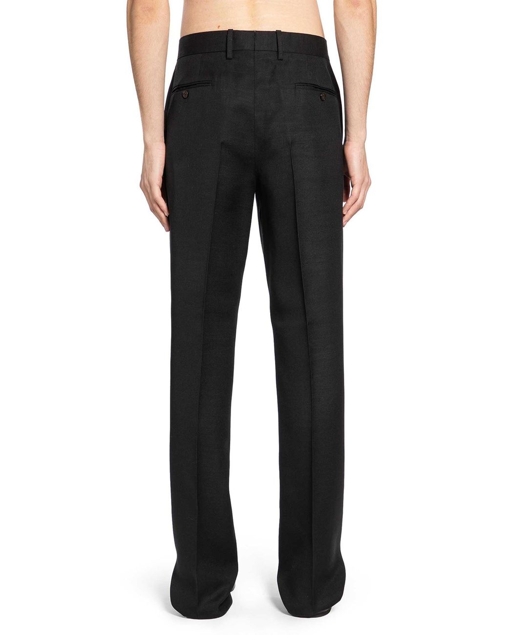 Lardini Black Ecovero Trousers for men