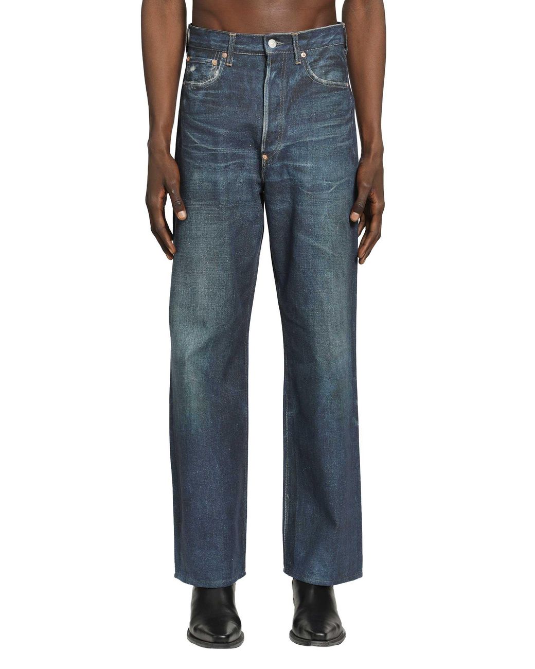 Junya Watanabe Blue Levi's Collaboration 5 Pocket Jeans for men