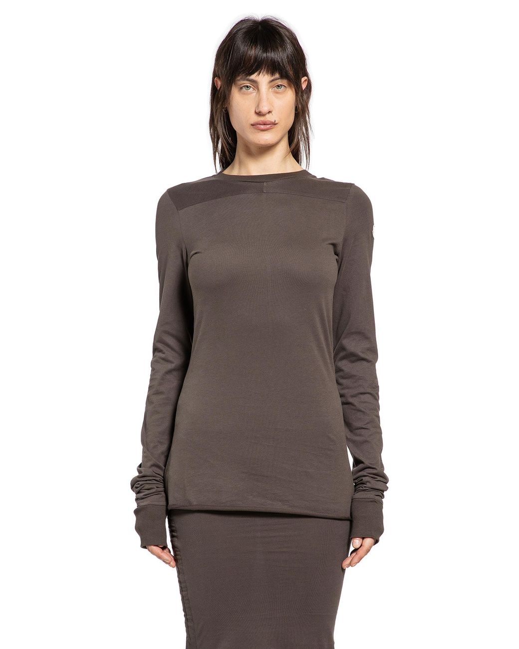 Rick Owens Brown Moncler X Girder Ls T for men