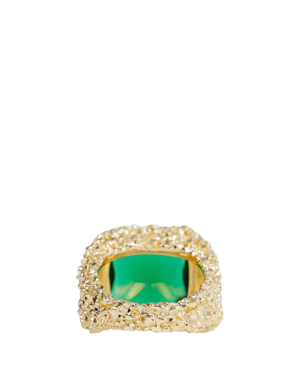 Veneda Carter Green Large Square Emerald Ring