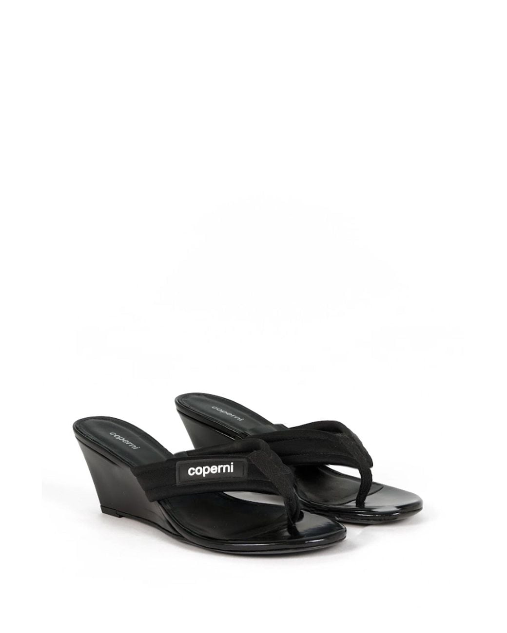 Coperni Black Fift Flip Flops Sandals