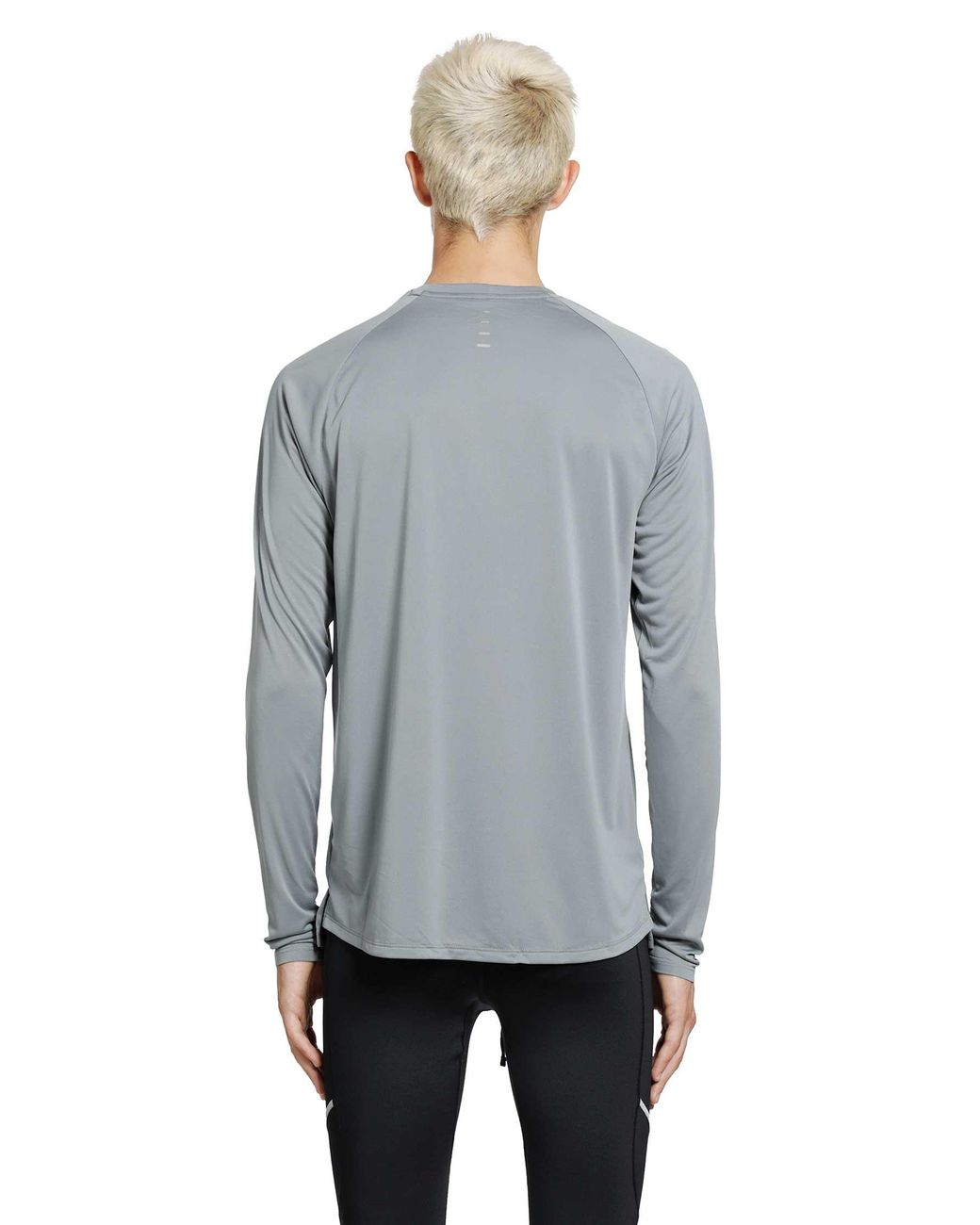 Nike Gray Stride Dri-Fit Adv Long Sleeve Top for men