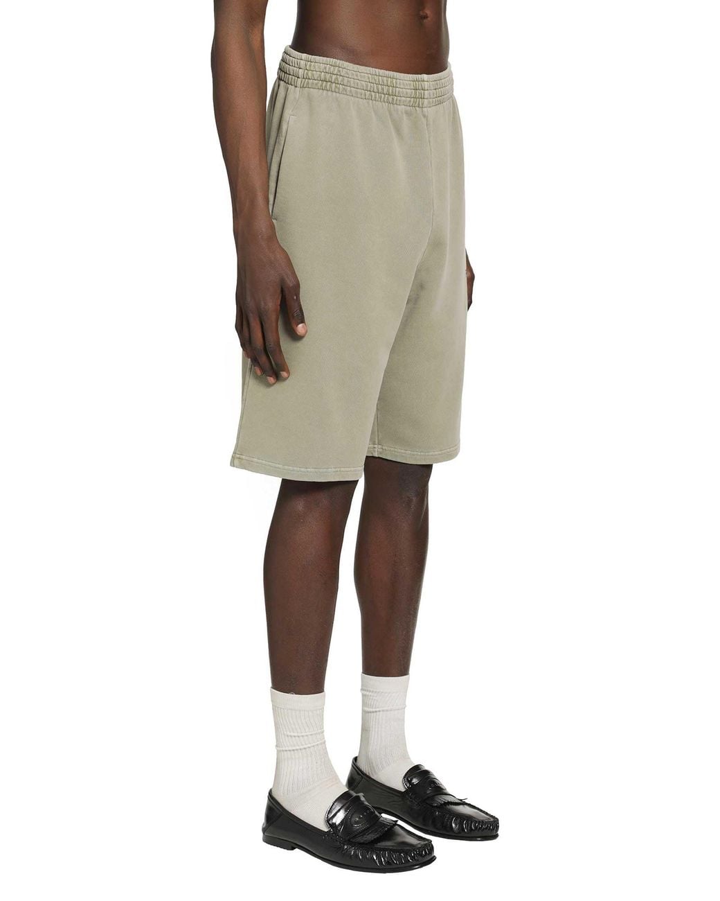Martine Rose Natural Washed Jersey Sweatshorts for men