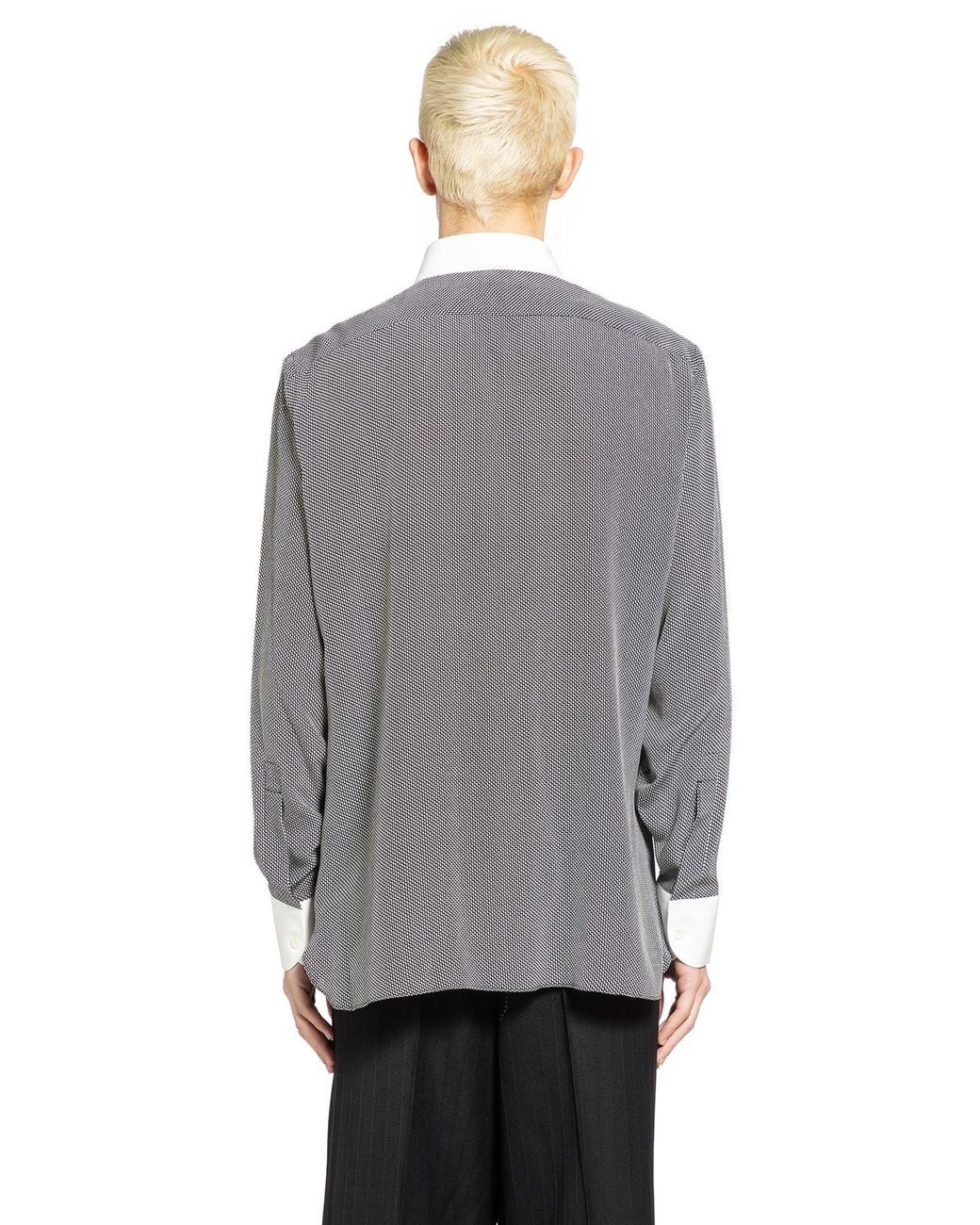 Tom Ford Gray 3D Classic Shirt for men
