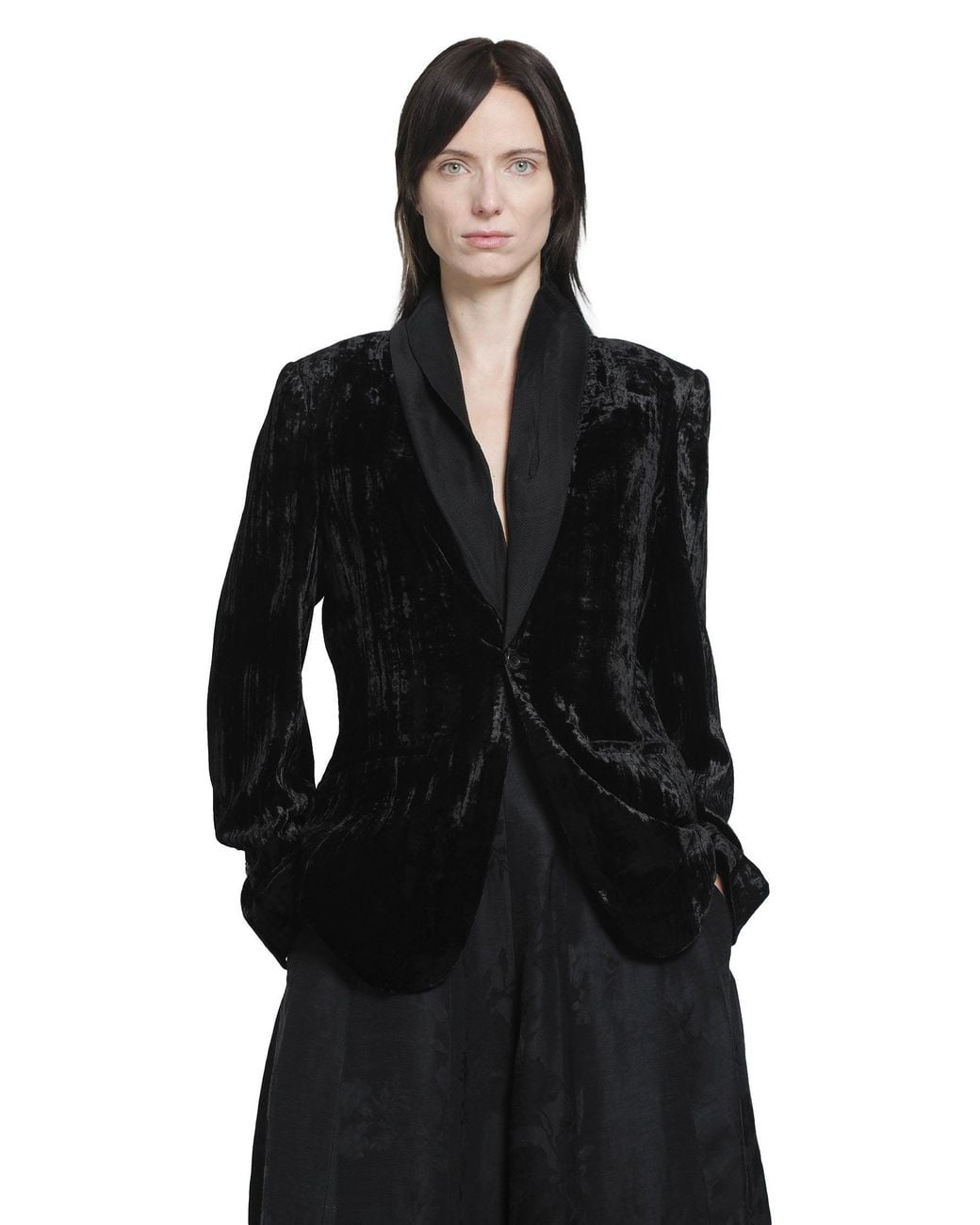 YA YI Black El Torero Blazer