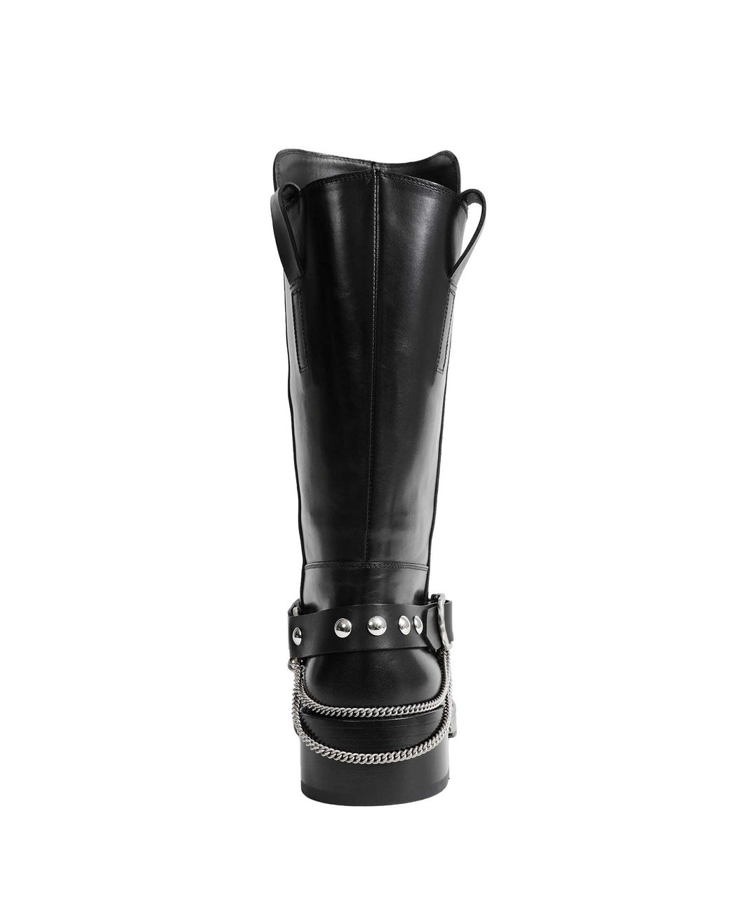 Ann Demeulemeester Black Edeed Riding Boots for men
