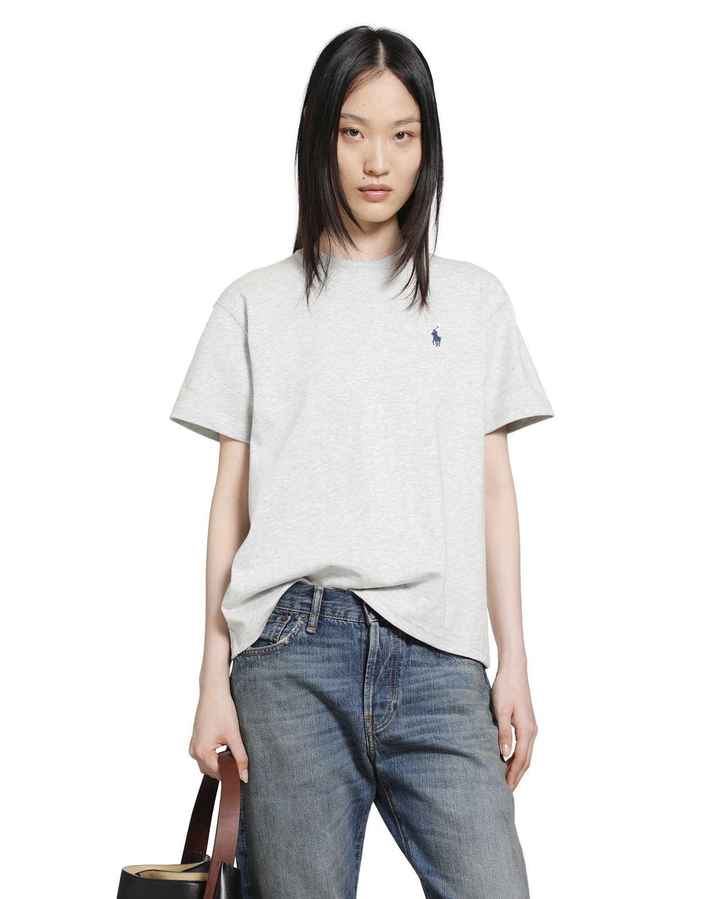 Polo Ralph Lauren White Pony Cotton Jersey T-Shirt