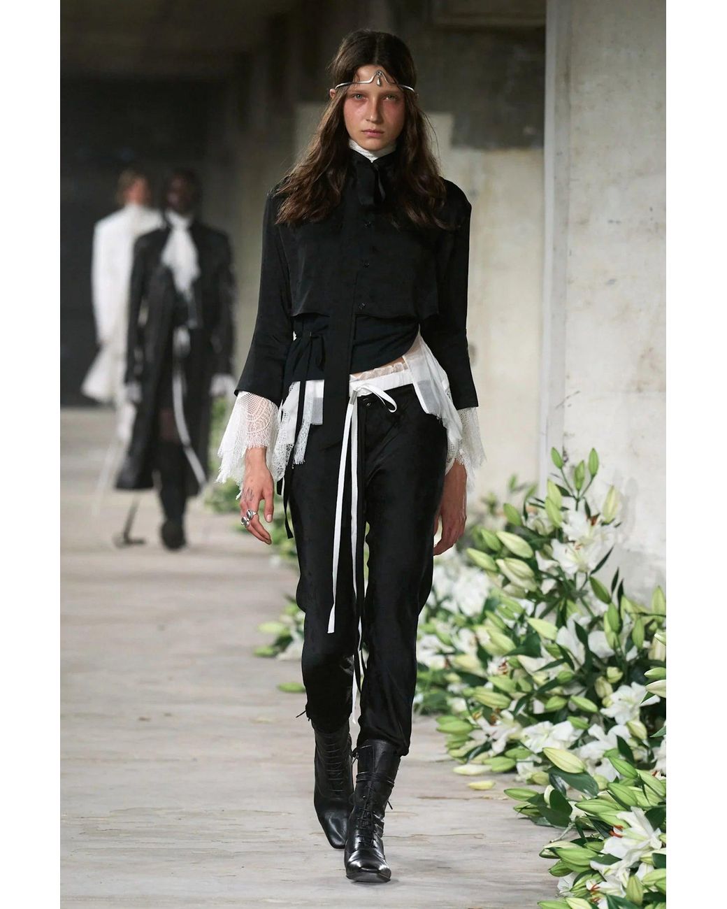 Ann Demeulemeester Metallic Kitta Diadem
