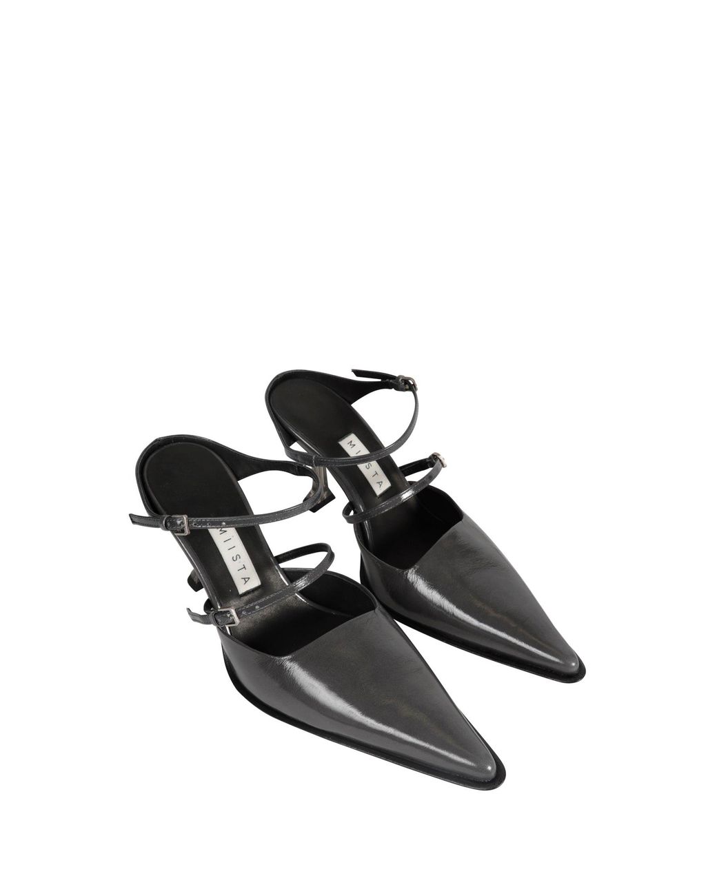 Miista Black Shari Mules
