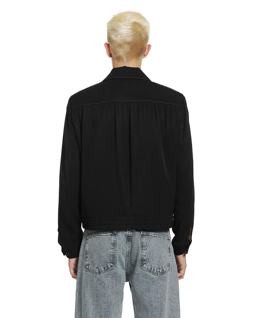 Second Layer Black Herman Jacket for men