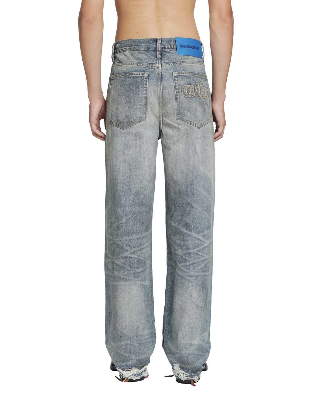 DAGGER Gray Garage Sid Jeans for men