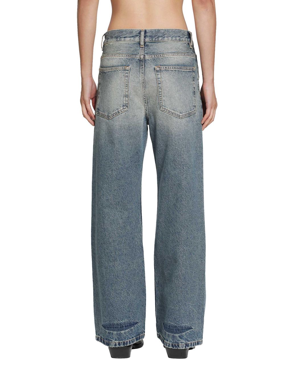 Ann Demeulemeester Blue Alarik Flared Jeans for men