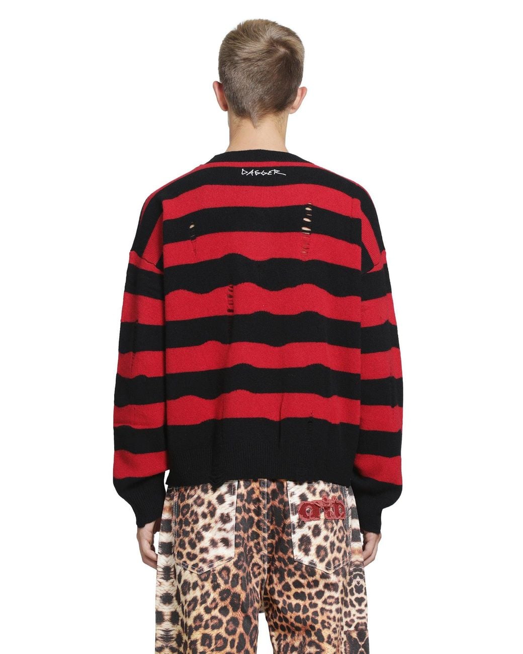 DAGGER Red Kurt Sweater for men